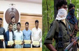 छत्तीसगढ़-बीजापुर में 11 लाख के इनामी सहित पांच नक्सलियों ने किया माओवाद से तौबा, पुलिस के सामने किया सरेंडर