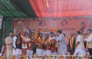 मुख्यमंत्री विष्णु देव साय ,प्रदेश प्रभारी नितिन नबीन सहित सभी ने दी बधाई