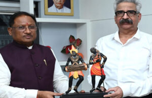 मुख्यमंत्री विष्णुदेव साय ने पुलिस महानिदेशक अशोक जुनेजा को सेवानिवृत्ति पर दी शुभकामनाएं