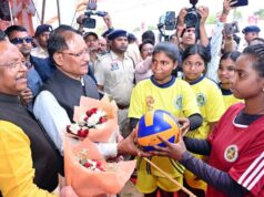 नवरात्रि पर मुख्यमंत्री ने मां महामाया की धरा से सरगुजा ओलंपिक का किया उद्घाटन