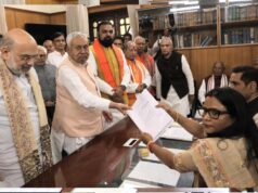 अमित शाह ने नीतीश के RS नामांकन की सराहना की, नॉमिनेशन के बाद CM हाउस में मुलाकात