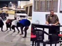 फिरोजाबाद में होली के दौरान हुड़दंगियों की बढ़ी हेकड़ी, पुलिस ने थाने में सिखाई सजा, किया ‘मुर्गा’