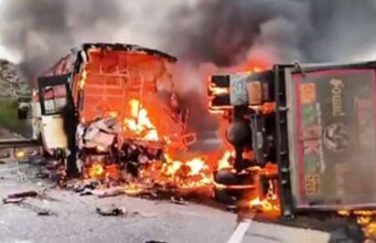 बस हादसे पर सरकार सख्त, मृतकों के परिवारों को 5 लाख की आर्थिक सहायता घोषित