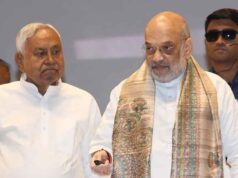 नामांकन के बाद गरजे अमित शाह, बोले– जेपी की विरासत संभाल रहे हैं नीतीश कुमार