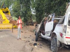 नर्मदापुरम-पिपरिया स्टेट हाईवे पर टवेरा और ट्रैक्टर-ट्रॉली की टक्कर, 5 की मौत, 7 घायल