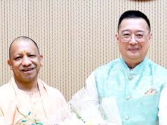 सिंगापुर के उच्चायुक्त साइमन वोंग ने मुख्यमंत्री योगी आदित्यनाथ से की शिष्टाचार भेंट