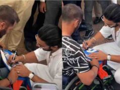 जामनगर एयरपोर्ट पर सितारों की खास मुलाकात वायरल