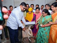 मंत्री गजेन्द्र यादव ने उचित मूल्य दुकान का किया औचक निरीक्षण