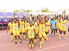 महिला फुटबॉल में छत्तीसगढ़ का शानदार प्रदर्शन, झारखंड को हराकर जीता स्वर्ण पदक