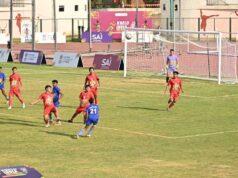 केंद्रीय खेल राज्य मंत्री ने खिलाड़ियों का किया उत्साहवर्धन