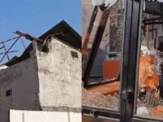 निर्माणाधीन ढांचा बना खतरा, इंदौर के सुयश अस्पताल में 70 फीट छज्जा ढहा