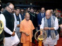 टाइम्स सम्मान-2026 में रक्षा मंत्री राजनाथ सिंह के साथ सम्मिलित हुए मुख्यमंत्री योगी आदित्यनाथ