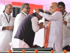 गांधी मैदान में बड़ा राजनीतिक संकेत? अमित शाह ने मंगल पांडे को गले लगाकर दिए नए संकेत