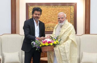 CM बनने के बाद पहली बार PM मोदी से मिले विजय, सियासी गलियारों में बढ़ी चर्चा