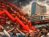 अचानक बाजार में बड़ी गिरावट, Sensex 1100 अंक टूटा; निवेशकों के डूबे लाखों करोड़