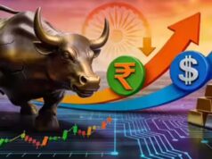 शेयर बाजार में तूफान: क्रूड 6% फिसला, सेंसेक्स 1000 अंक उछला