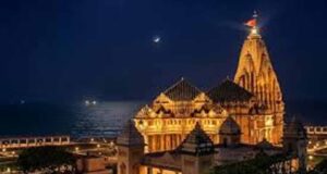 सोमनाथ मंदिर में विशेष पूजा और ध्वजारोहण, अमृत महोत्सव का भव्य समारोह