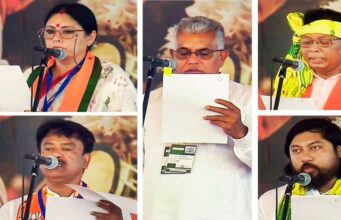 ऐतिहासिक ब्रिगेड मैदान में शपथ, शुभेंदु अधिकारी ने संभाली बंगाल की कमान