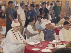 बादल अकादमी में सजी संस्कृति की महफिल, अमित शाह ने लिया लोकनृत्यों का आनंद