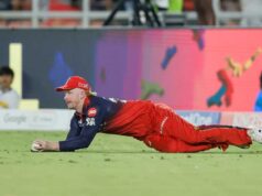 वॉशिंगटन सुंदर के दमदार पचासे से गुजरात टाइटंस 156 रन तक पहुंची, RCB को मिला चुनौतीपूर्ण लक्ष्य