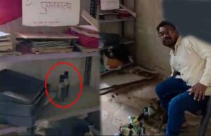 सरकारी स्कूल में जाम छलकाते मिला शिक्षक, कवर्धा में वीडियो वायरल; DEO बोले- होगी जांच
