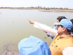 लिंबोदी तालाब के जीर्णोद्धार एवं सौंदर्यीकरण के कार्यों का किया अवलोकन