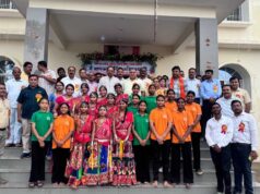 लखनपुर में शाला प्रवेश उत्सव में नवप्रवेशी विद्यार्थियों का आत्मीय स्वागत