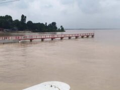 बारिश से उफनी कोसी, जलस्त्राव बढ़ने पर प्रशासन अलर्ट