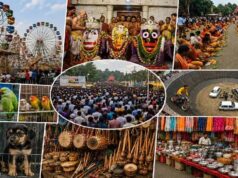 जगन्नाथ रथ मेले में उमड़ी भीड़, मांदर से लेकर महंगे तोते तक चर्चा में