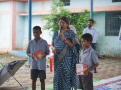 बारिश में भी बच्चों का उत्साह कायम, बोहरडीह में लगी बाल अधिकारों की चौपाल