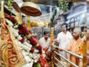 CM योगी ने मां विंध्यवासिनी के दरबार में की पूजा-अर्चना, प्रदेश की सुख-समृद्धि की कामना