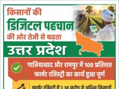 योगी सरकार ने गाजियाबाद और रामपुर में 100 प्रतिशत फार्मर रजिस्ट्री का कार्य किया पूर्ण
