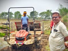 बालोद के भरदाकला में आधुनिक कृषि तकनीक बनी मिसाल, कम समय में बेहतर गुणवत्ता से धान की रोपाई