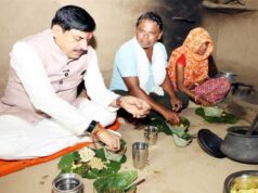 मुख्यमंत्री थांदला में पहुंचे बसंत सिंह बामनिया के घर