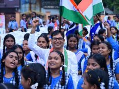 रिमझिम बारिश में निकली भव्य तिरंगा यात्रा, देशभक्ति से सराबोर हुआ रायगढ़