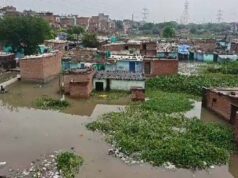 बारिश से कानपुर में बाढ़ का संकट गहराया, पांडु नदी का पानी बस्ती में घुसा; दो दर्जन गांवों पर खतरा