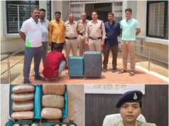 कटनी में पुलिस की बड़ी कार्रवाई, 20 किलो गांजे के साथ तस्कर गिरफ्तार