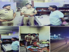होटल-ढाबों व संदिग्धों की हुई सघन चेकिंग, विजयराघवगढ़ में पुलिस ने की पैदल पेट्रोलिंग, सुरक्षा व्यवस्था को लेकर चौकसी