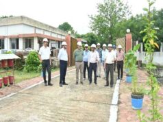 प्रमुख सचिव ऊर्जा ने किया एम पी ट्रांसको के 132 के.व्ही. सबस्टेशन सलामतपुर का निरीक्षण