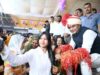 नरेला की हजारों GenZ बहनों ने मंत्री सारंग को बांधी राखी