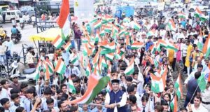 विभाजन विभीषिका की स्मृति में आयोजित मौन पदयात्रा