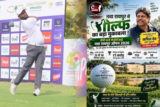 नवा रायपुर ओपन 2026 का आज आगाज, मुख्यमंत्री विष्णुदेव साय करेंगे टूर्नामेंट का उद्घाटन