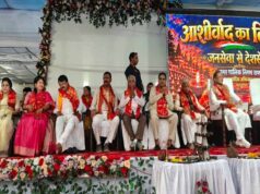 खारुन नदी के तट पर गूंजे हर-हर महादेव, ‘आशीर्वाद का दिया’ कार्यक्रम में शामिल हुए CM साय