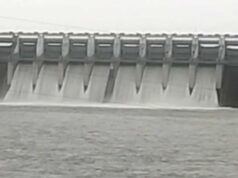 बाणसागर बांध से भारी मात्रा में पानी छोड़ा गया, सोन नदी किनारे बसे गांवों पर बढ़ा खतरा
