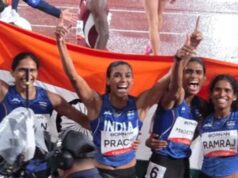नारी शक्ति का कमाल, 4×400 रिले में भारत को गोल्ड; पदकों का अर्धशतक पूरा