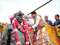 मुख्यमंत्री डॉ. यादव ने ग्वालियर में किया पूर्व विधायक स्व. रघुवीर सिंह बाबूजी की प्रतिमा का अनावरण