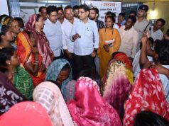लखना, बेमता और बलौदीखुर्द का दौरा कर जताया संबल