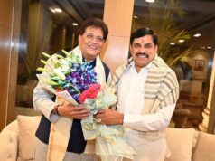 मुख्यमंत्री डॉ. यादव ने केंद्रीय मंत्री पीयूष गोयल से की मुलाकात