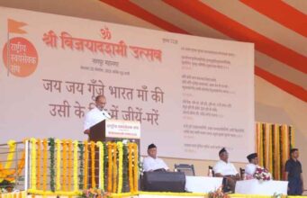 ‘600 साल की गुलामी के बाद हिंदुत्व का उभार’, RSS के मंच से संजय गुप्त का बयान