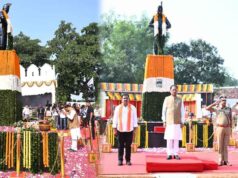 पुलिस स्मृति दिवस पर मुख्यमंत्री ने अमर शहीद जवानों को दी श्रद्धांजलि, शहीद परिवारों का किया सम्मान